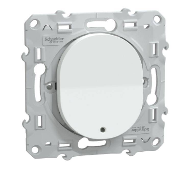 Schneider Electric - Mécanisme va et vient OVALIS lumineux ou voyant 10 AX blanc - SCHNEIDER ELECTRIC - S320263
