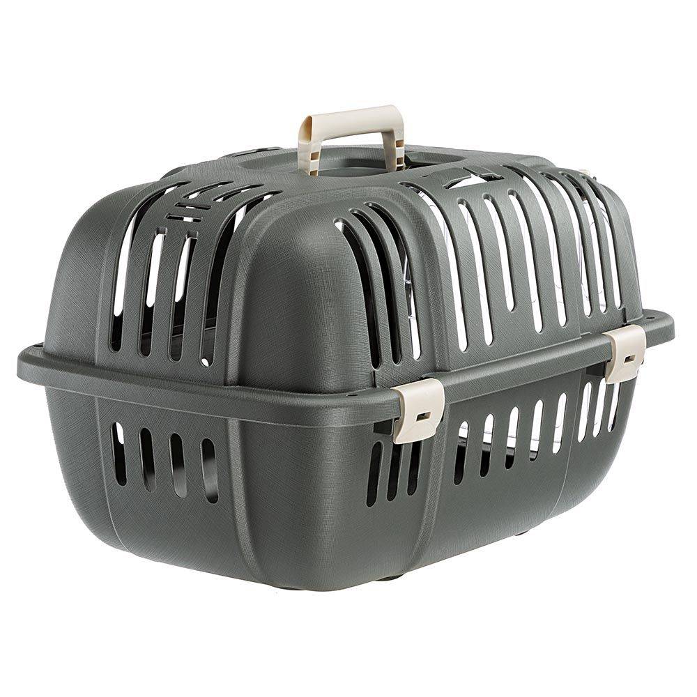 Ferplast - Ferplast Caisse de Transport Chat, Cage de Transport pour Chiens Petits et Chats jusqu'à 5 Kg, Porte Transparente Antichoc, Fentes d'aération, 32 x 47 - Image 8