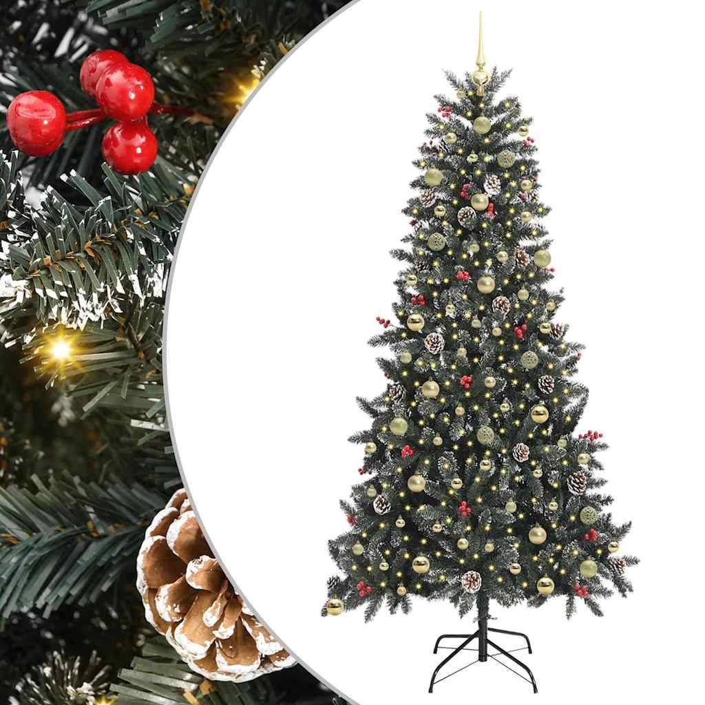 ComfortXL - Arbre de Noël Artificiel 2.40m Façon Enneigé, Kit Complet avec Lumières et Décorations – ComfortXL Outdoor Living - Image 2