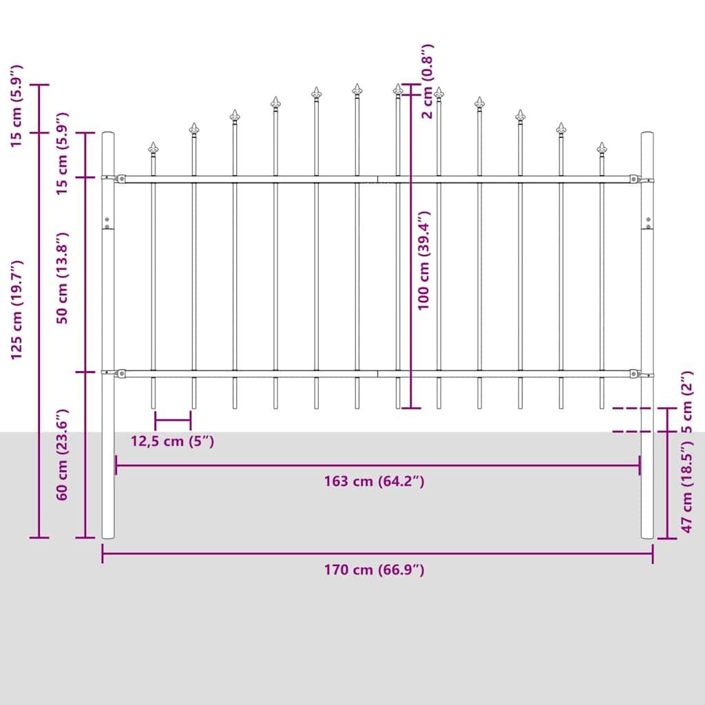 Maison Chic - Clôture de jardin - Panneau de clôture - Palissade Blanc 340 x 100 cm g489 - Image 7