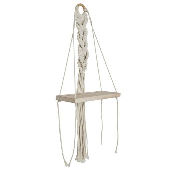 The Home Deco Factory - Étagère Murale Déco "Boho" 62cm Beige - Image 2