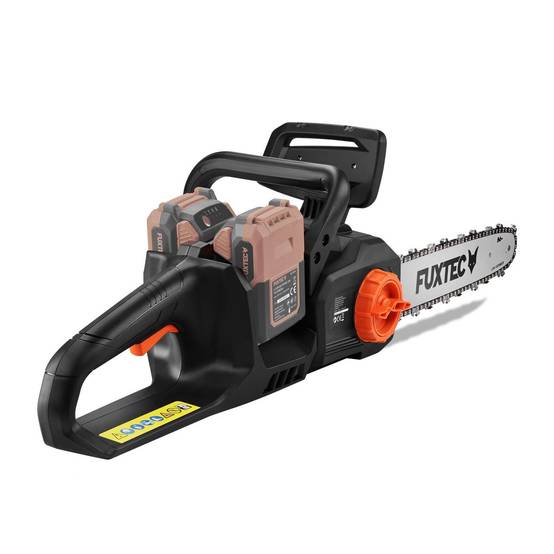 Tronçonneuse batterie sans fil 2x20V - FUXTEC FX-E2KSSET - longueur de coupe 35cm, sans batterie ni chargeur - Image 5