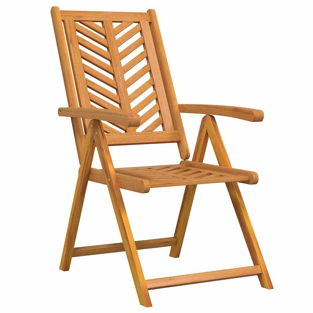 Ensemble de salle à manger jardin bois d'acacia massif marron 90 x 150 x 74 cm (5 pièces), Poids :48.4kg - PANGIVO - Image 5