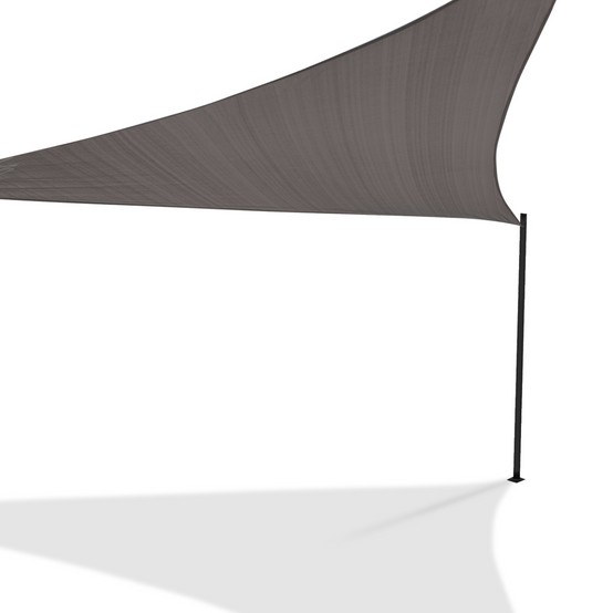 Voile d'ombrage triangulaire 5x5x5 M gris - Image 2