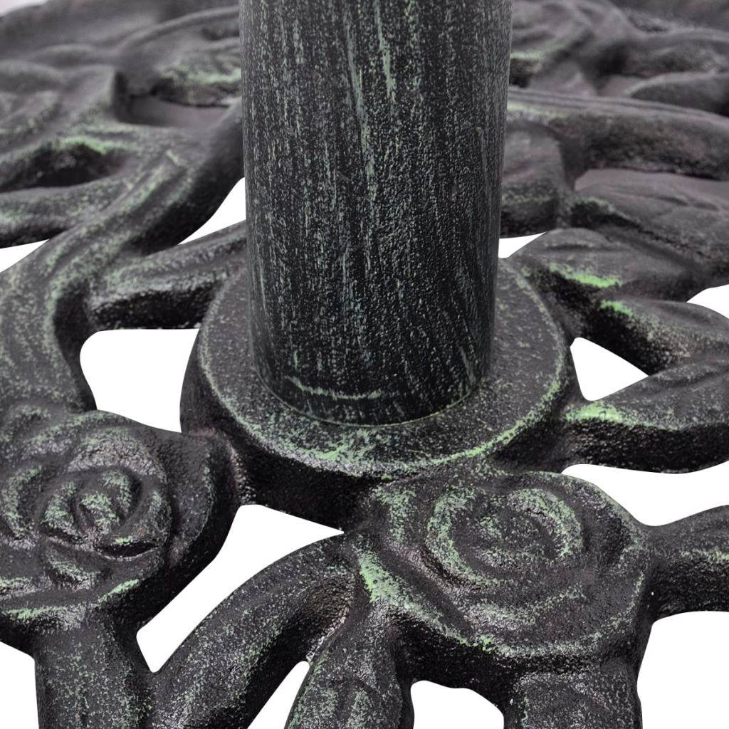 Helloshop26 - Pied socle base de parasol en fonte 35/38/48 mm 12 kg 48 cm noir - Image 3