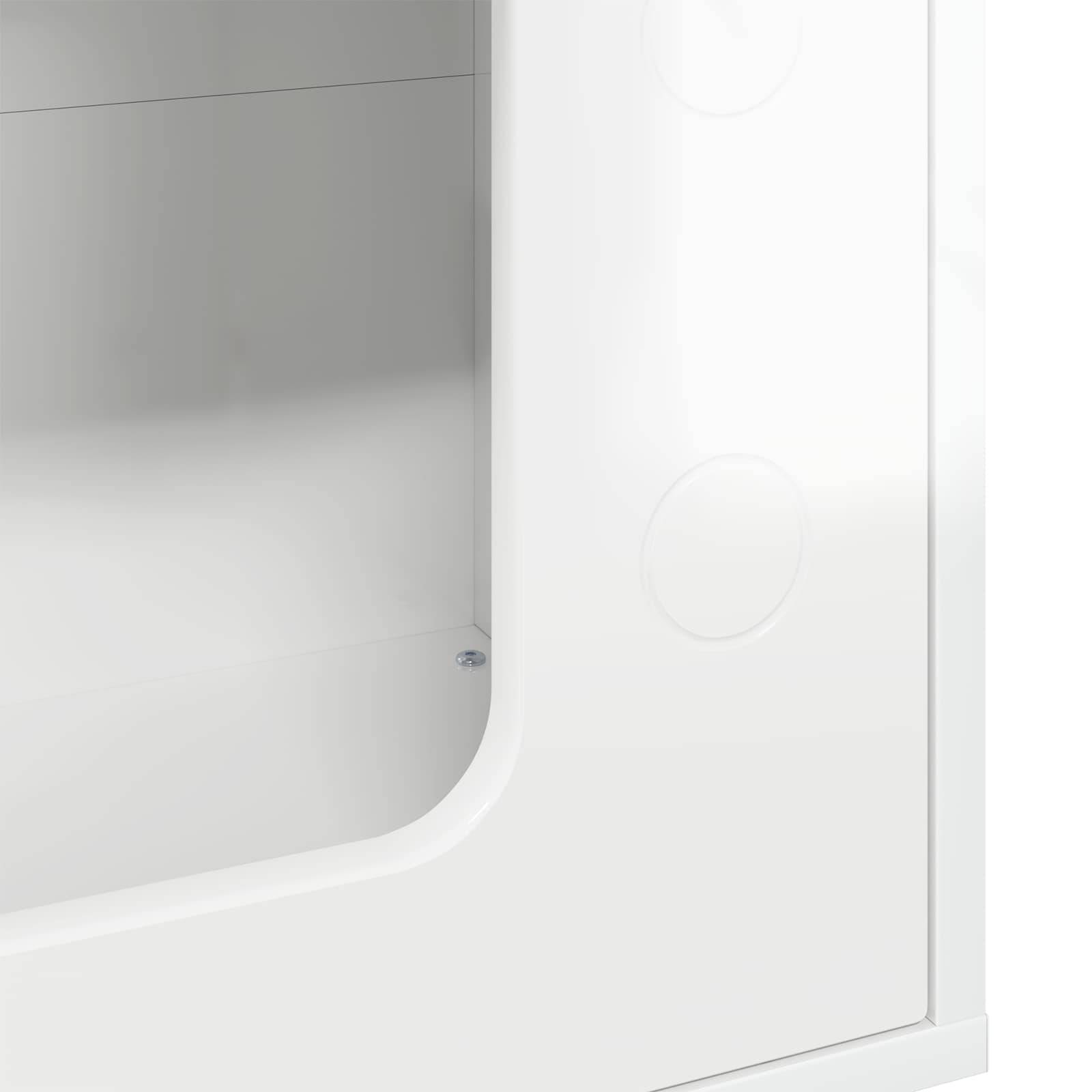 Vidaxl - Maison pour chat Blanc Brillant 51 x 30 x 52 cm vidaXL 8000657 - Image 9
