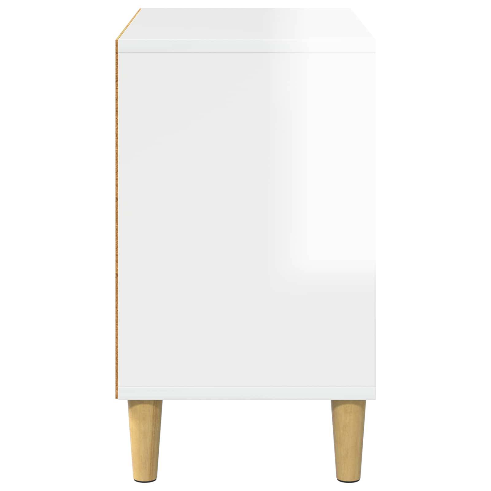 Vidaxl - Maison pour chat Blanc Brillant 51 x 30 x 52 cm vidaXL 8000657 - Image 7