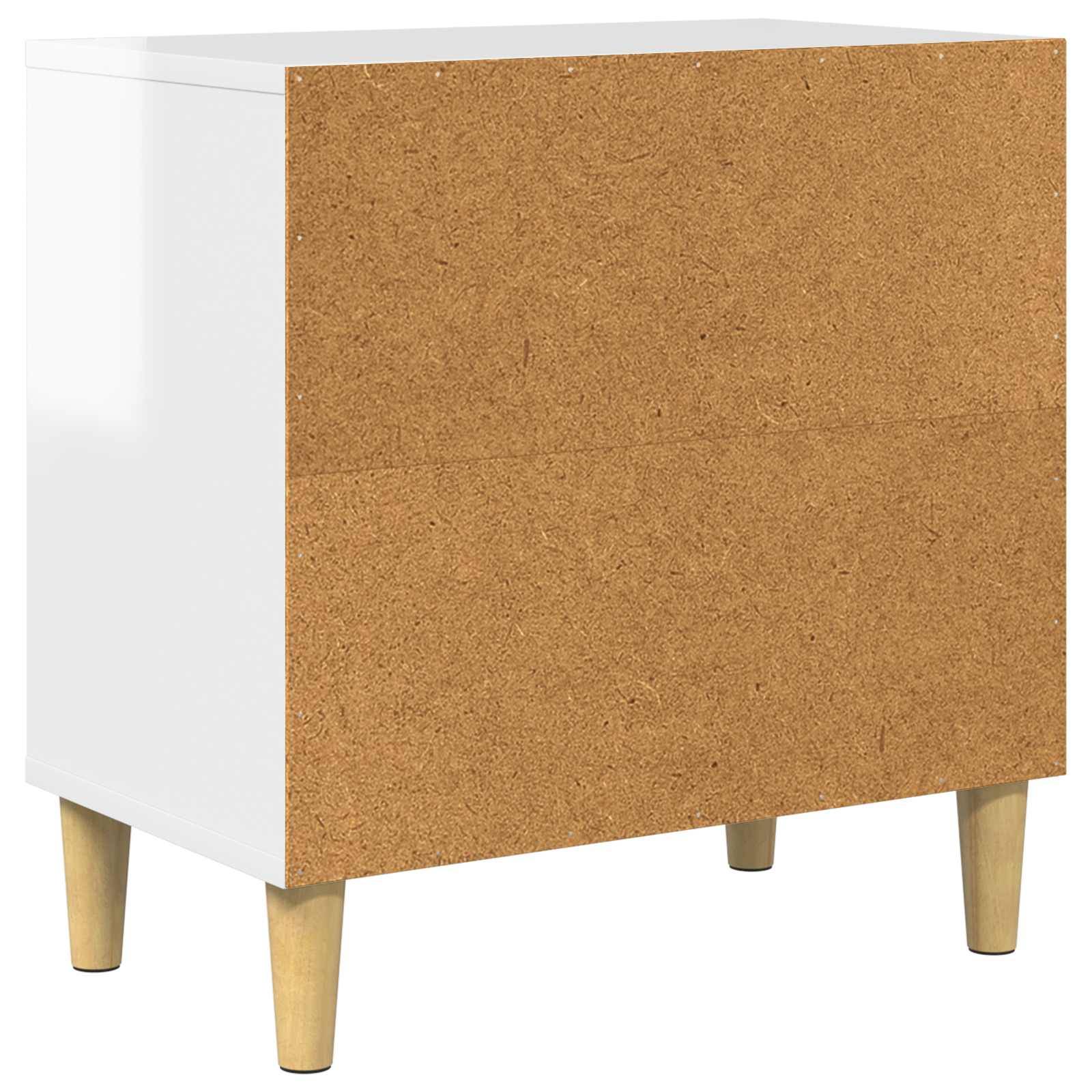 Vidaxl - Maison pour chat Blanc Brillant 51 x 30 x 52 cm vidaXL 8000657 - Image 8