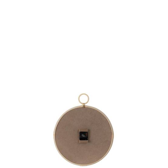 Horloge Murale en Rotin "Kyr" 48cm Blanc - Image 2