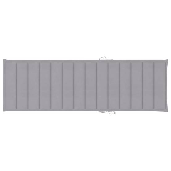 Chaise longue | Transat | Bain de soleil de jardin avec table et coussin Pin imprégné - Image 6