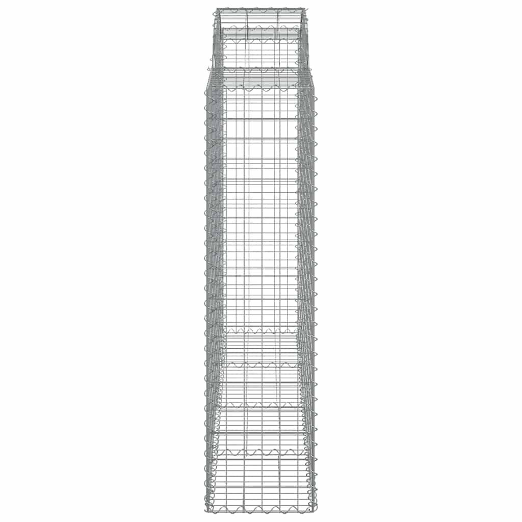 Vidaxl - Paniers à gabions arqués 15 pcs 200x50x160/180 cm Fer galvanisé vidaXL 3146396 - Image 6