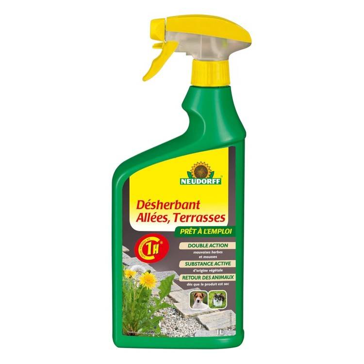Neudorff - Neudorff Désherbant Allées Terrasses prêt à l'emploi, Pulvérisateur 1 l – Élimin - Image 1