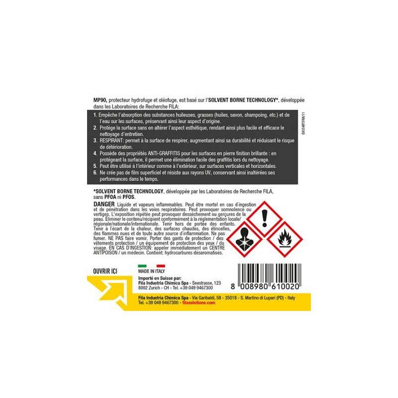 FILAMP90 - Protecteur anti-taches surfaces polies - Fila - 1 L - Image 3