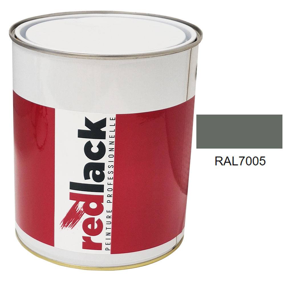 Peinture Gris souris RAL 7005 Satiné multisupport 3L Redlack - Image 1
