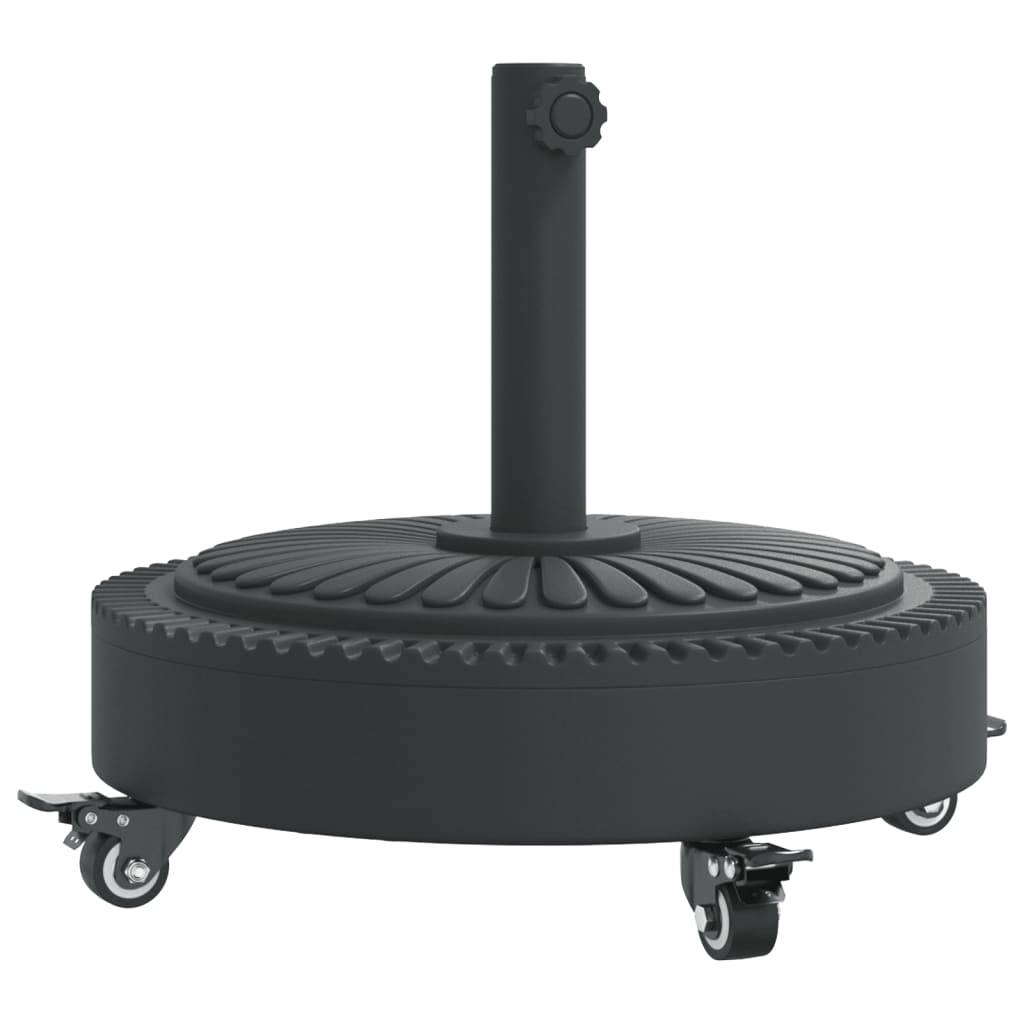 Vidaxl - Base de parasol avec roues pour mâts Ø38 / 48 mm 27 kg rond vidaXL 4007982 - Image 2