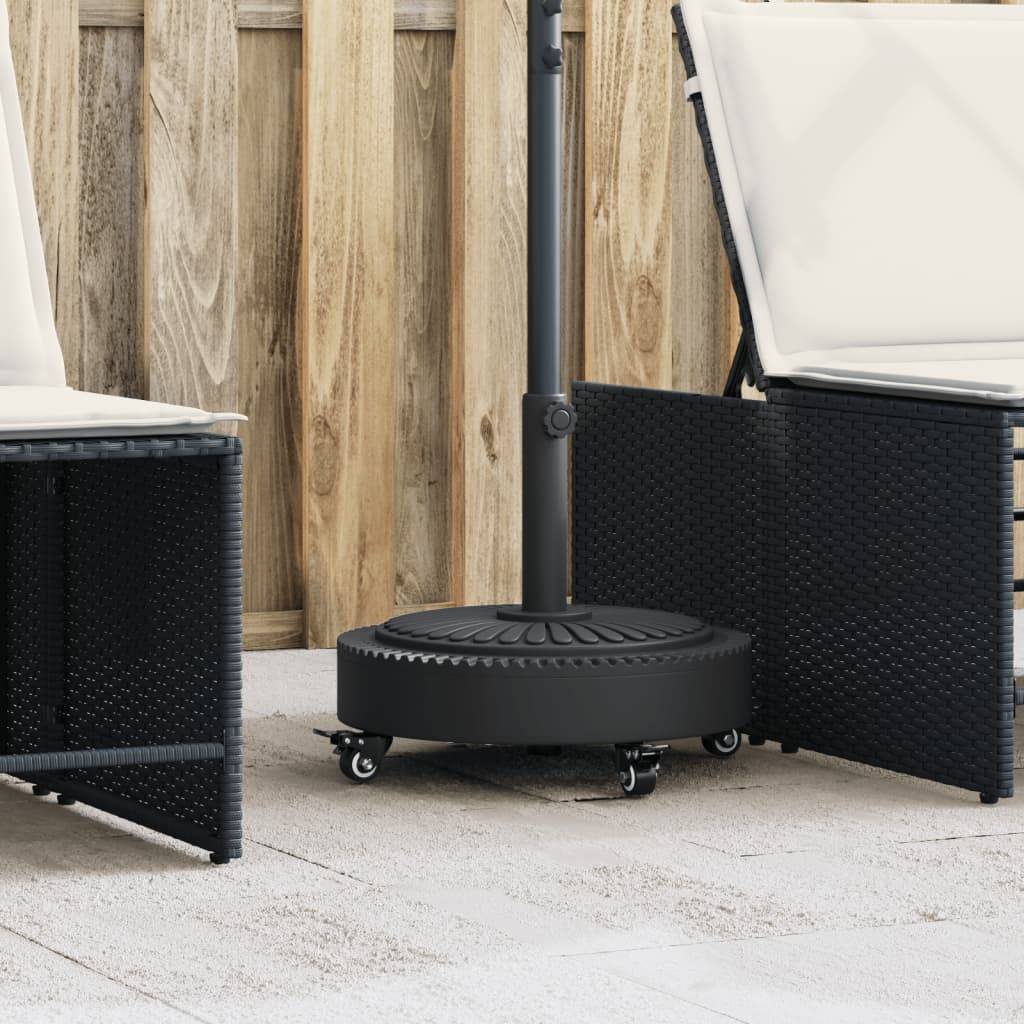 Vidaxl - Base de parasol avec roues pour mâts Ø38 / 48 mm 27 kg rond vidaXL 4007982 - Image 1