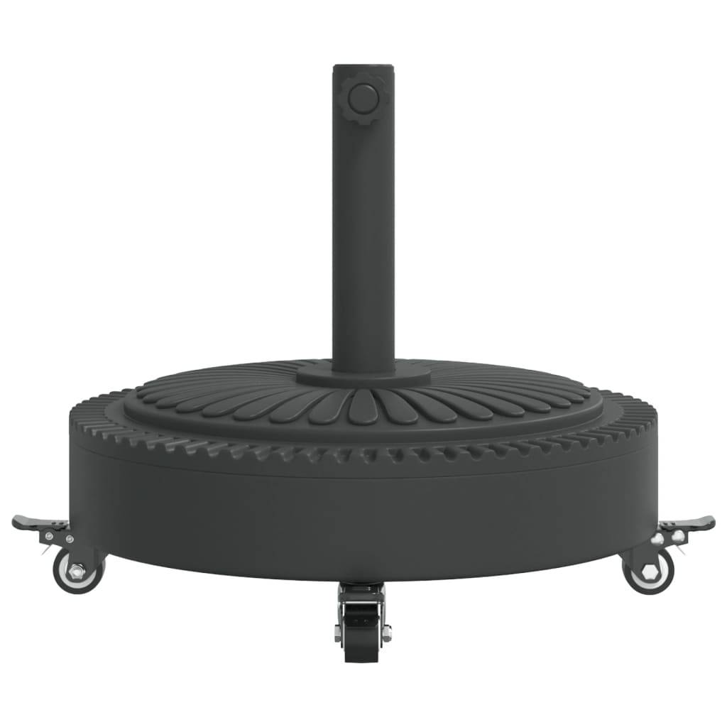 Vidaxl - Base de parasol avec roues pour mâts Ø38 / 48 mm 27 kg rond vidaXL 4007982 - Image 5