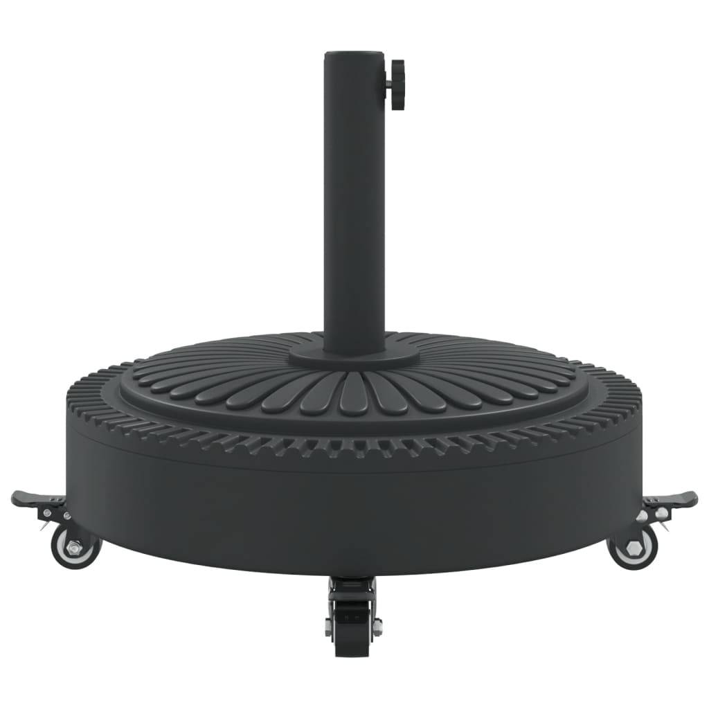 Vidaxl - Base de parasol avec roues pour mâts Ø38 / 48 mm 27 kg rond vidaXL 4007982 - Image 6