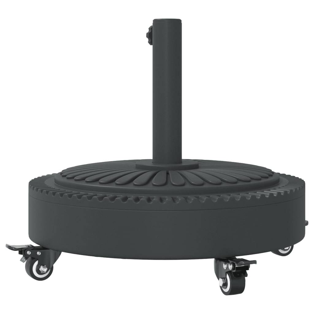 Vidaxl - Base de parasol avec roues pour mâts Ø38 / 48 mm 27 kg rond vidaXL 4007982 - Image 7