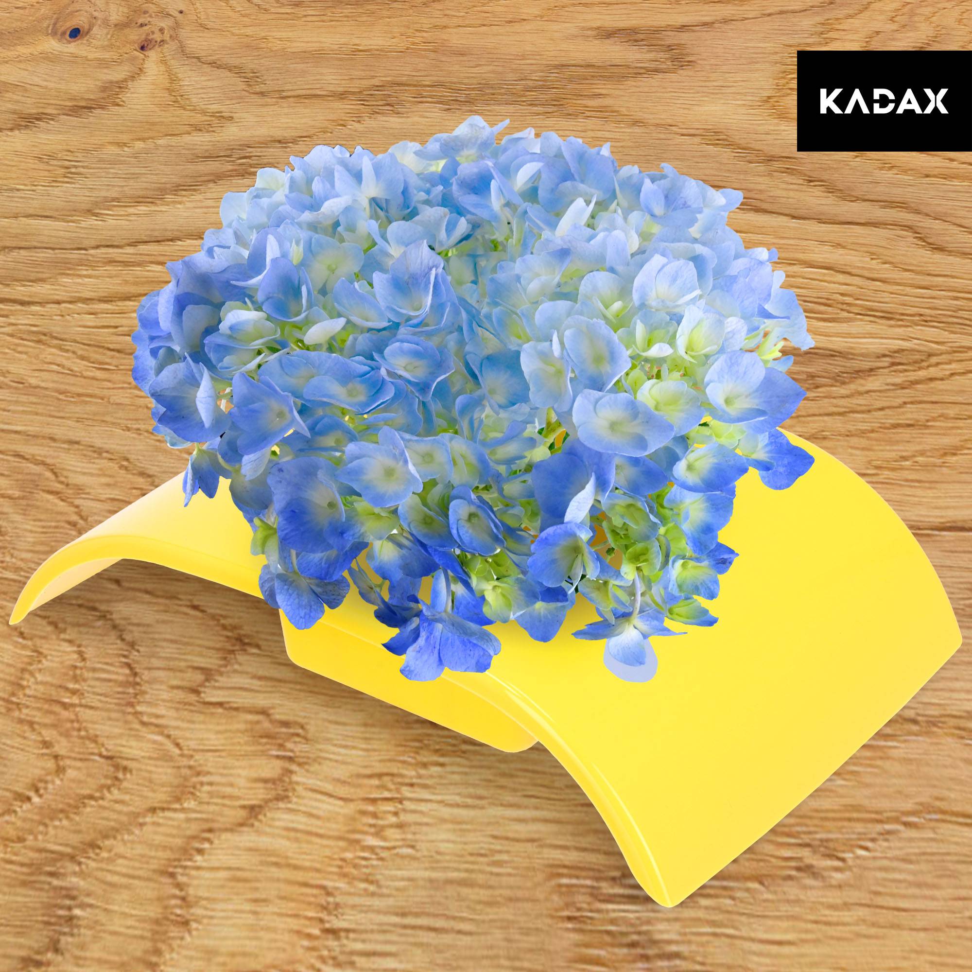 Ikebana Vase en plastique - Pot de fleurs - Support japonais pour tournesol - 19,2 cm - Jaune - Image 6