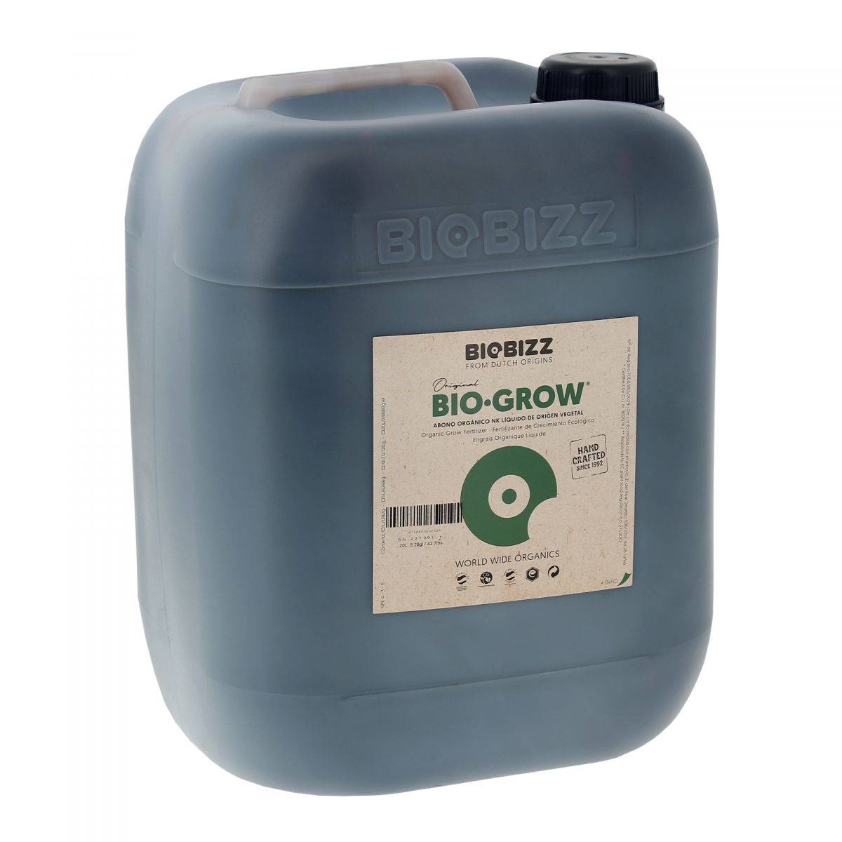 Engrais croissance BIO.GROW 20 litres - BIOBIZZ - Image 1