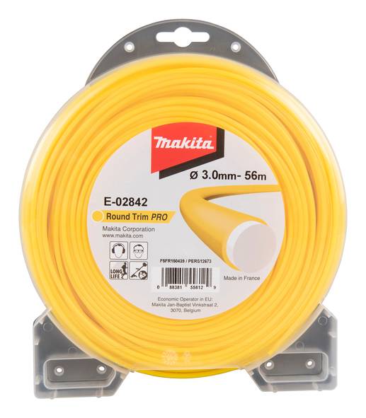 Fil rond Round Trim Pro MAKITA 3 mm x 56 m - E-02842