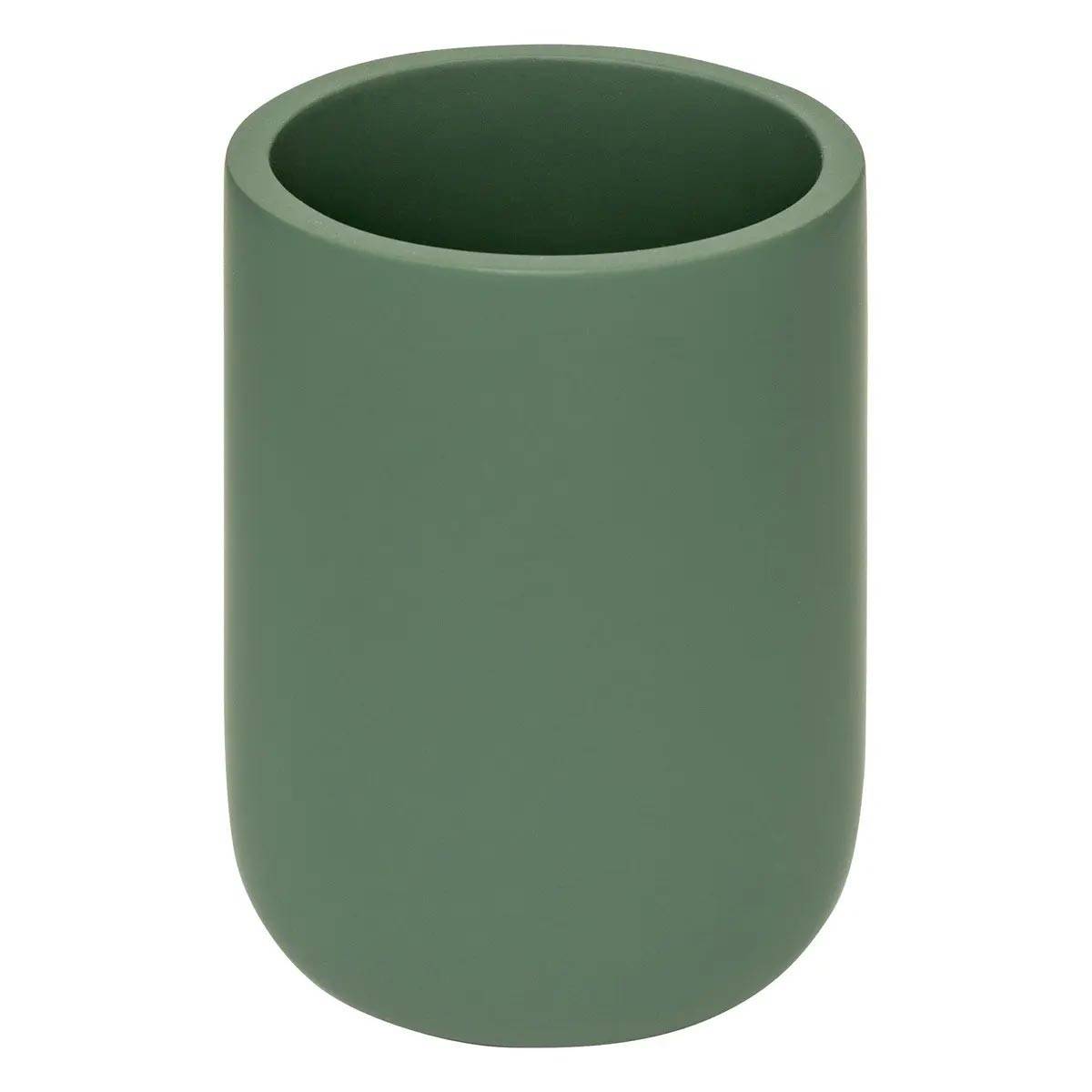 Pot à Brosses à Dents "Duo" 10cm Vert