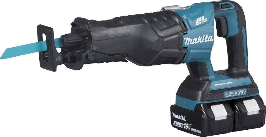 Scie récipro 36V (2 x 18 V) LXT - MAKITA - 2 batteries 18V 5.0Ah, chargeur - coffret - DJR360PT2 - Image 2