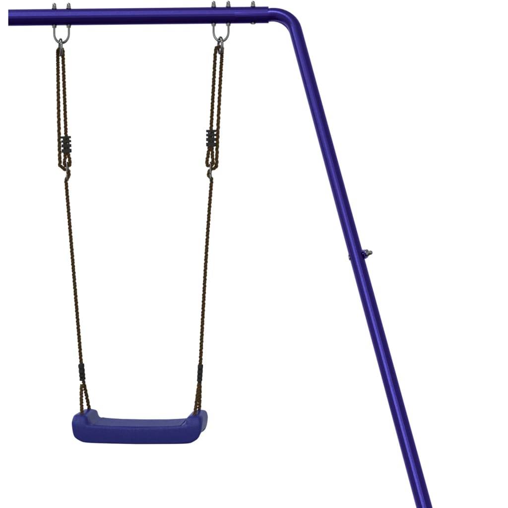 Helloshop26 - Aire de jeux d'extérieur balançoires toboggan portiques robuste jeux jardin 316 x 349 x 207 cm bois de pin massif - Image 6