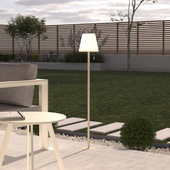 Lampadaire d'extérieur led "Zack" blanc H108cm ATMOSPHERA CREATEUR D'INTERIEUR - Image 3