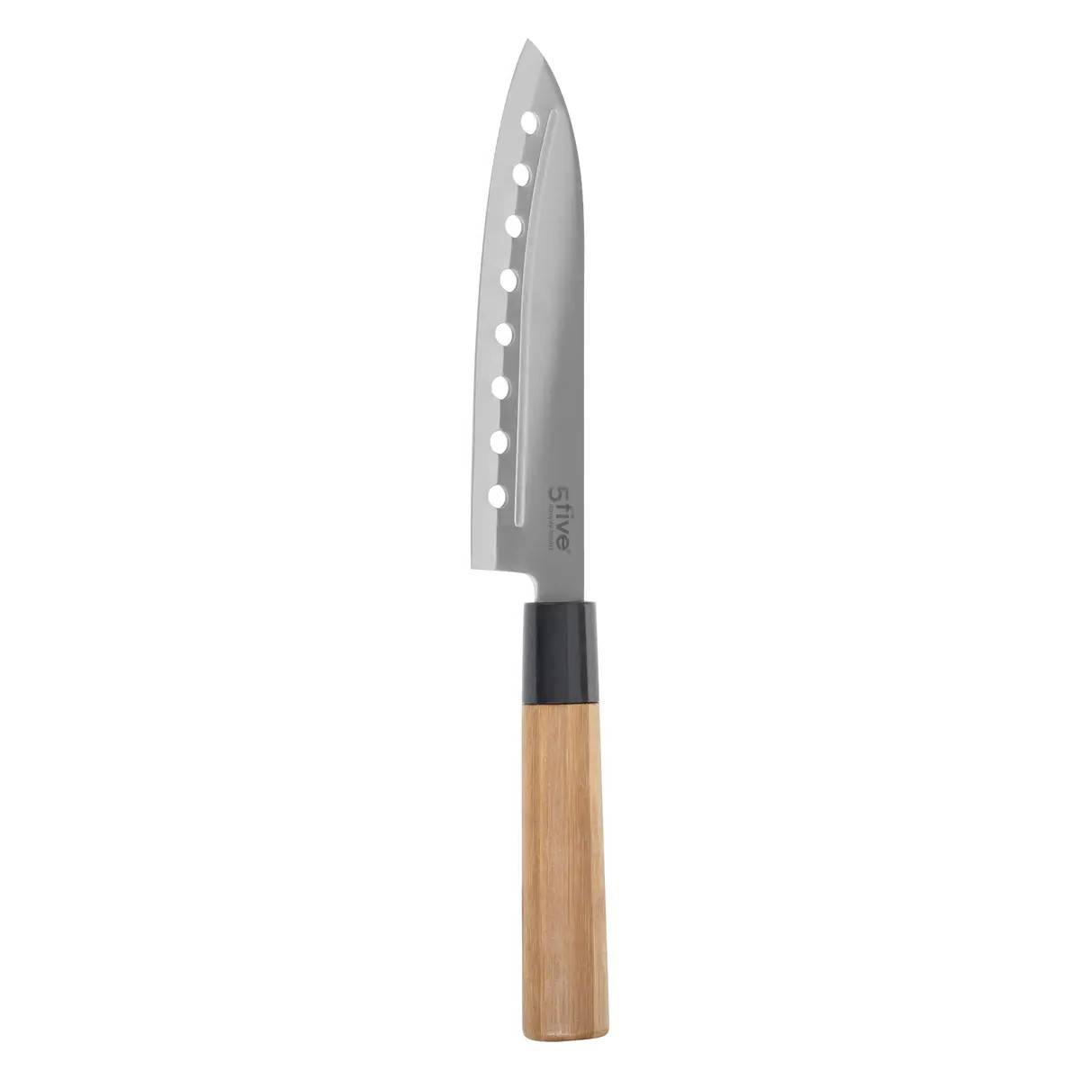 Couteau Santoku en Bambou "Java" 30cm Naturel - Image 1