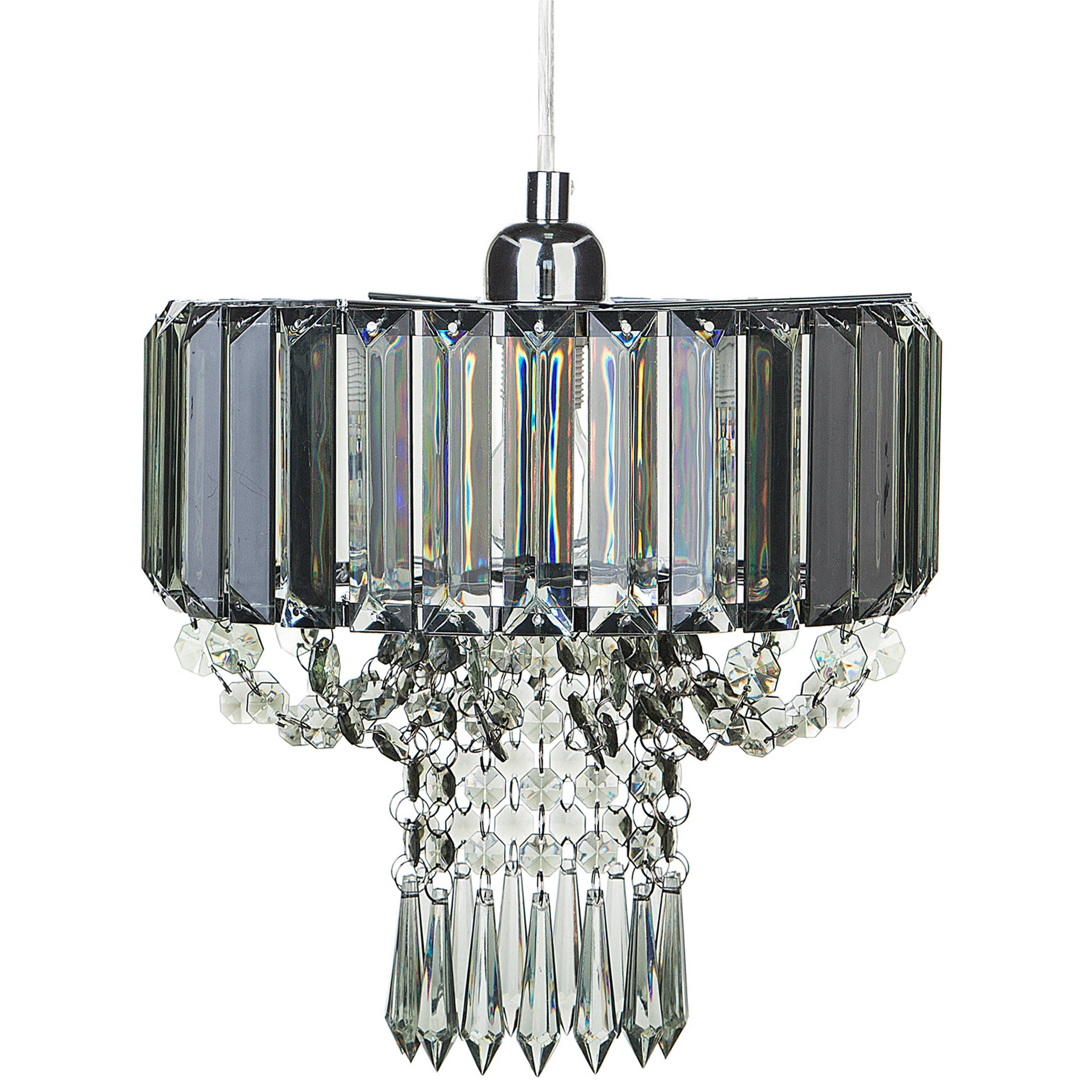 Beliani - Lampe suspension Métal Gris clair ADORN - 24x24x83- Beliani - Image 2