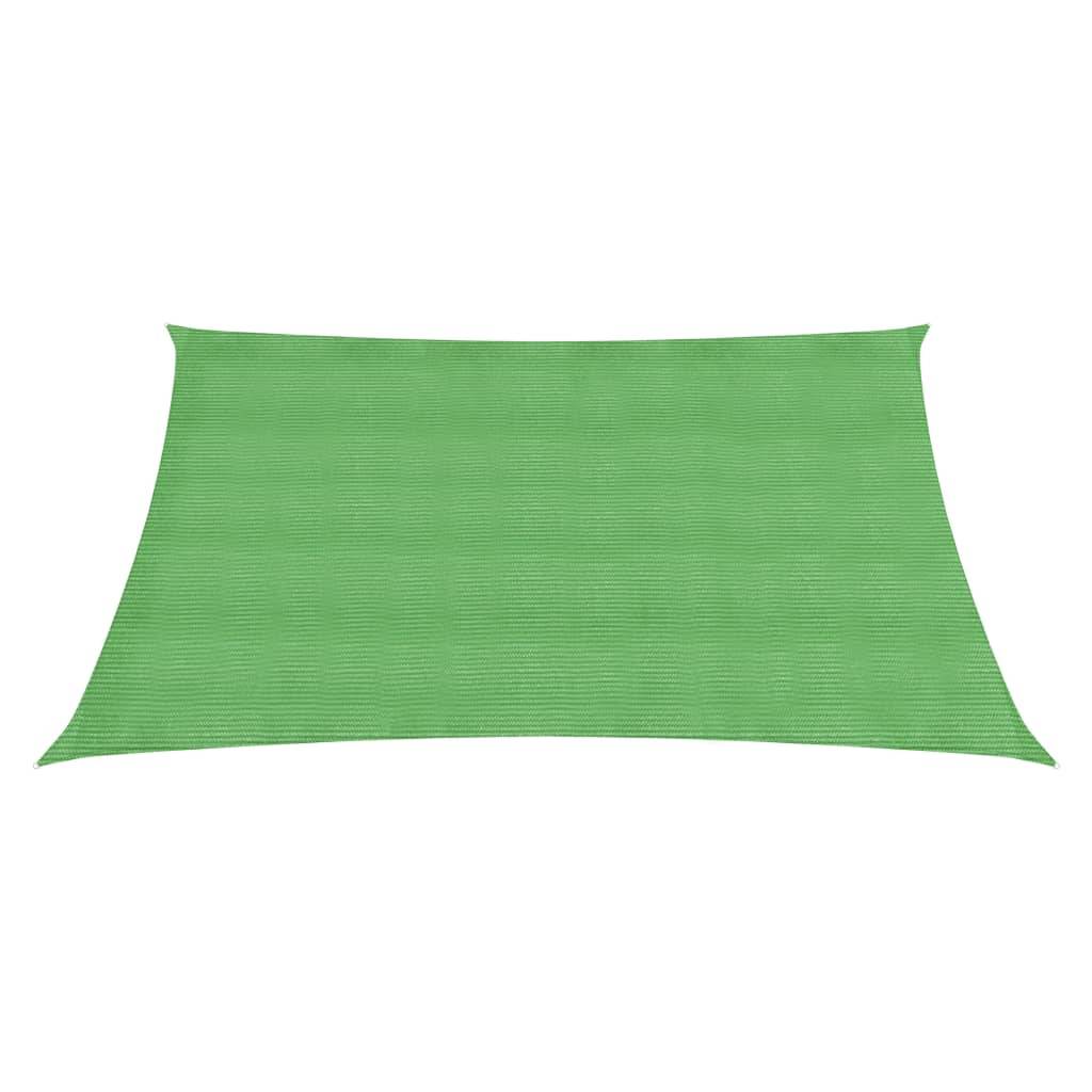 Helloshop26 - Voile toile d'ombrage parasol 160 g/m² PEHD 3,6 x 3,6 m vert clair - Image 2