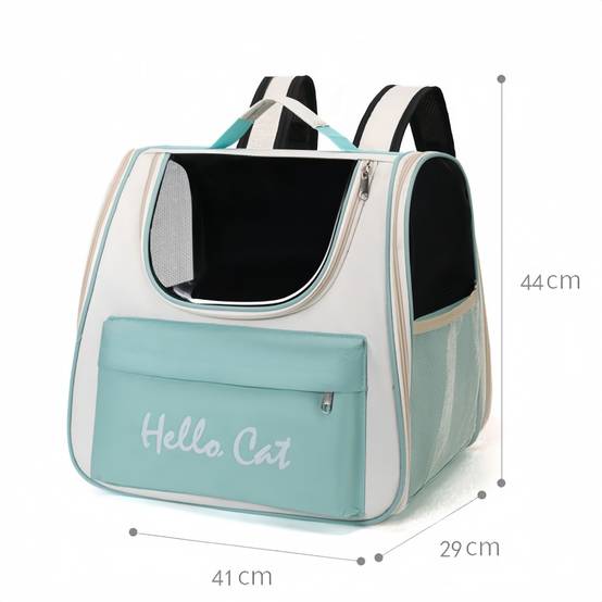 Sac pour chat-Sac à dos transporteur pour chat et chien - Transparent, respirant et pliable - Living123 - Image 3