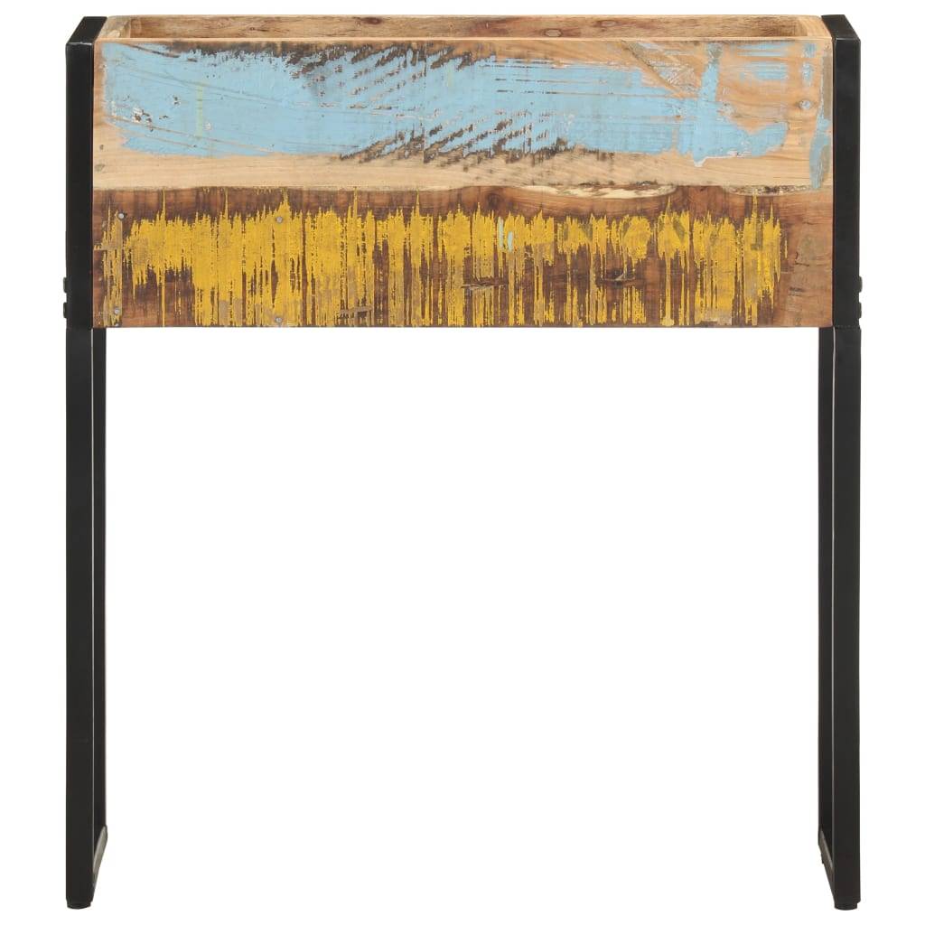 ComfortXL - Jardinière bois massif recyclé balcon hauteur ergonomique noir 60cm - ComfortXL Outdoor Living - Image 2