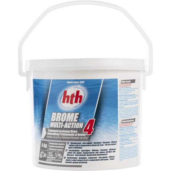 Brome multifonction hth® BROME 4 Actions en pastilles 20 g - 5 kg - Image 3