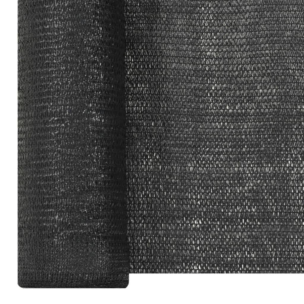 Helloshop26 - Filet brise-vue 1,5x10 m PEHD 195 g/m² noir - Image 3