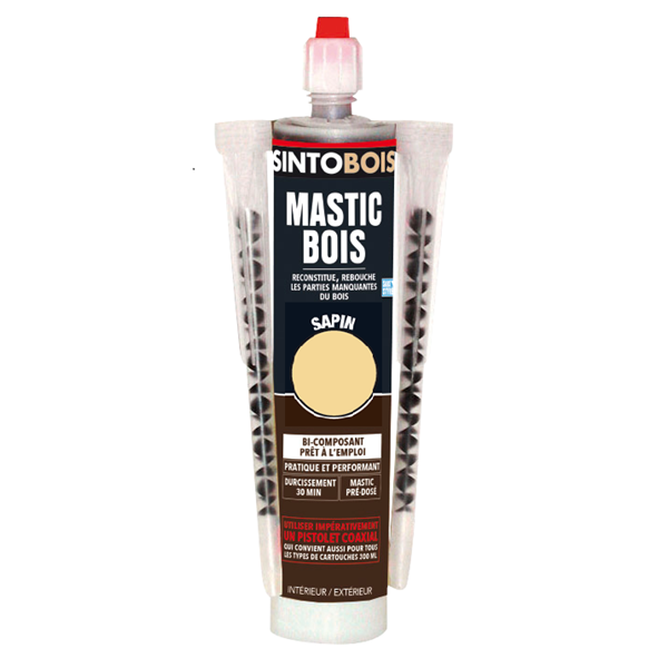 Mastic Standard SINTOBOIS - Sapin - Cartouche 300 ml - 33788