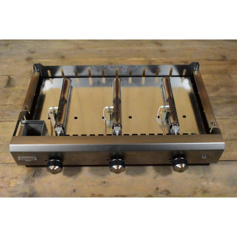 Le Marquier - Plancha gaz Le Marquier Exclusive Amalia 375 inox 3 brûleurs 75 x 40 - Image 2