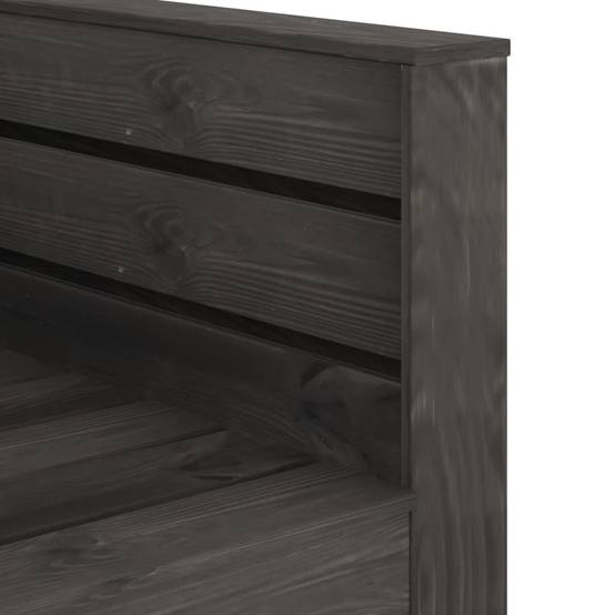 Maison Chic - 2 pcs Salon de jardin palette - Mobilier d'extérieur Bois de pin imprégné de gris - Image 6