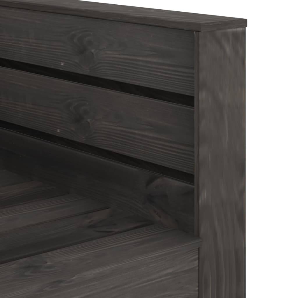 Maison Chic - 2 pcs Salon de jardin palette - Mobilier d'extérieur Bois de pin imprégné de gris - Image 6