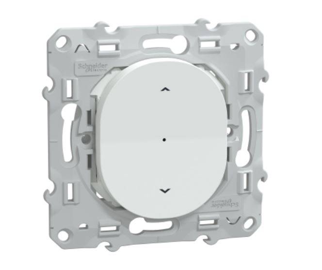 Schneider Electric - Interrupteur mécanisme OVALIS blanc 4 A zigbee pour volet roulant - SCHNEIDER ELECTRIC - S320567W - Image 1