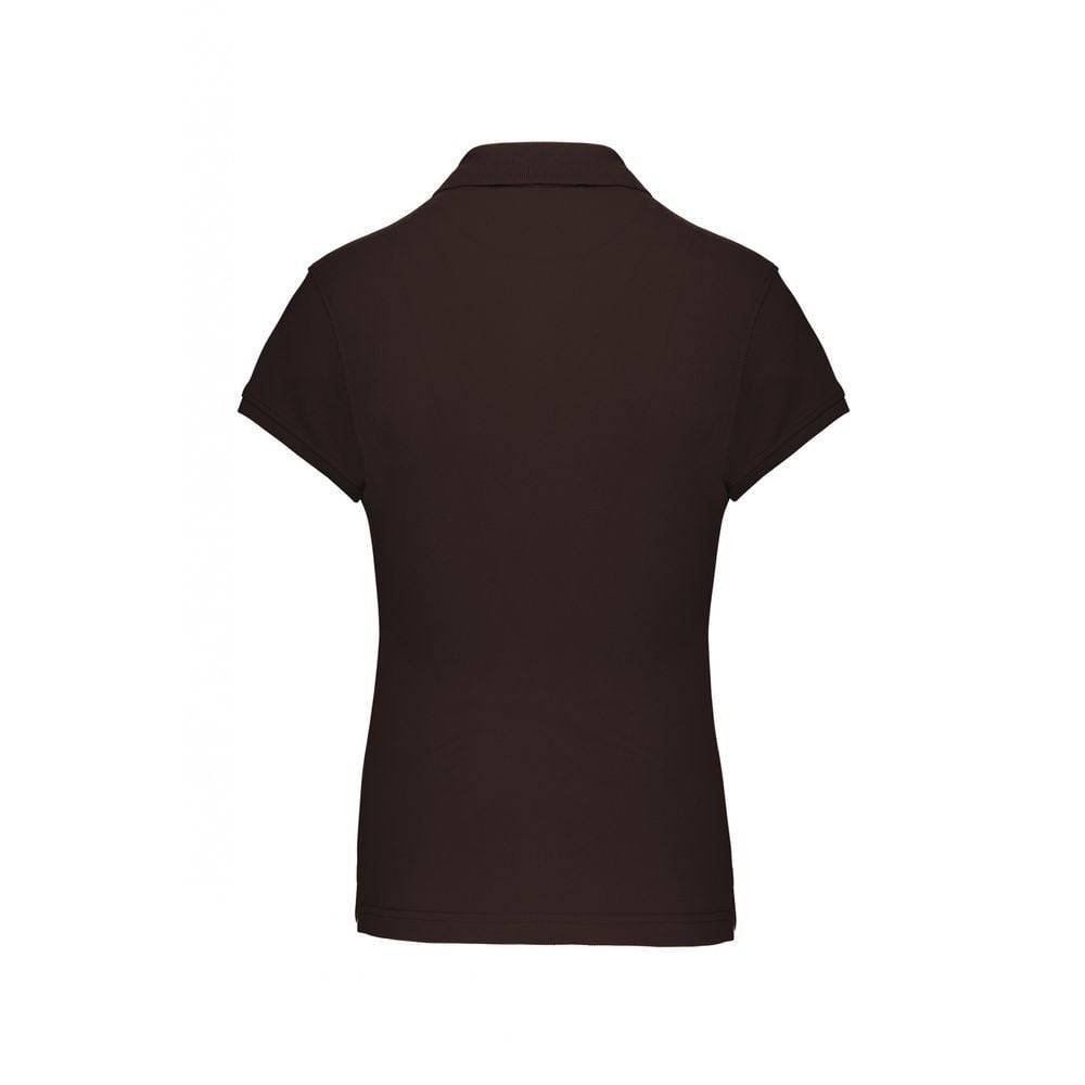 Polo de travail femme Kariban 100% coton Chocolat S - Image 2