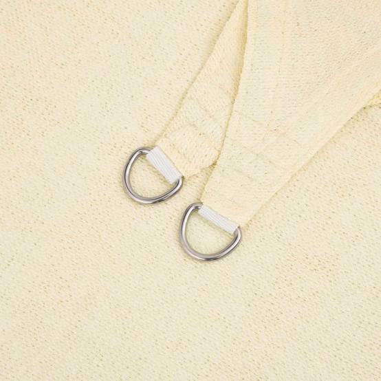 Voile d'ombrage PEHD Crème 3,5 x 2 m - PANGIVO - Image 5
