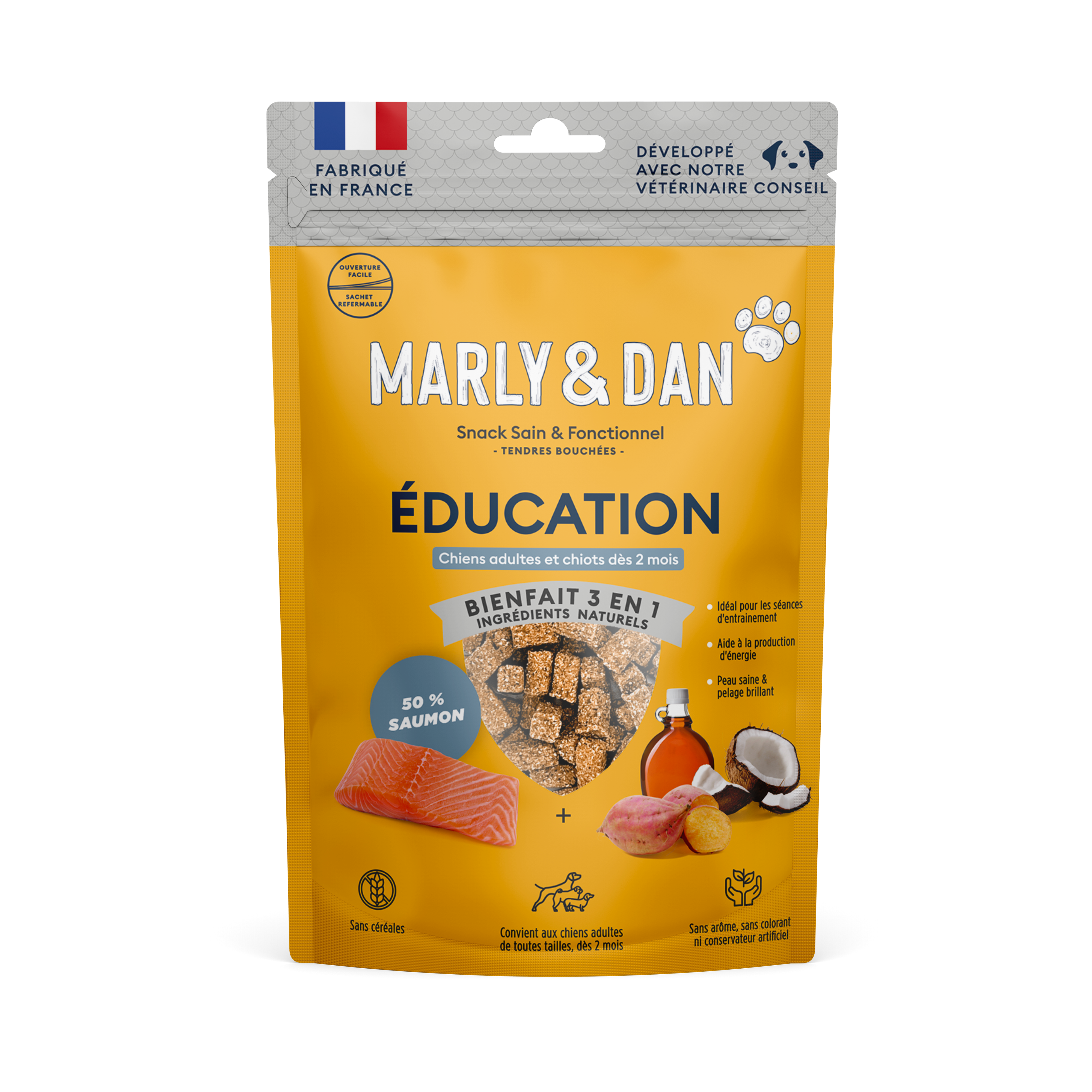 Marly & Dan - Friandises Sans Céréales "Education" pour Chien - Image 1