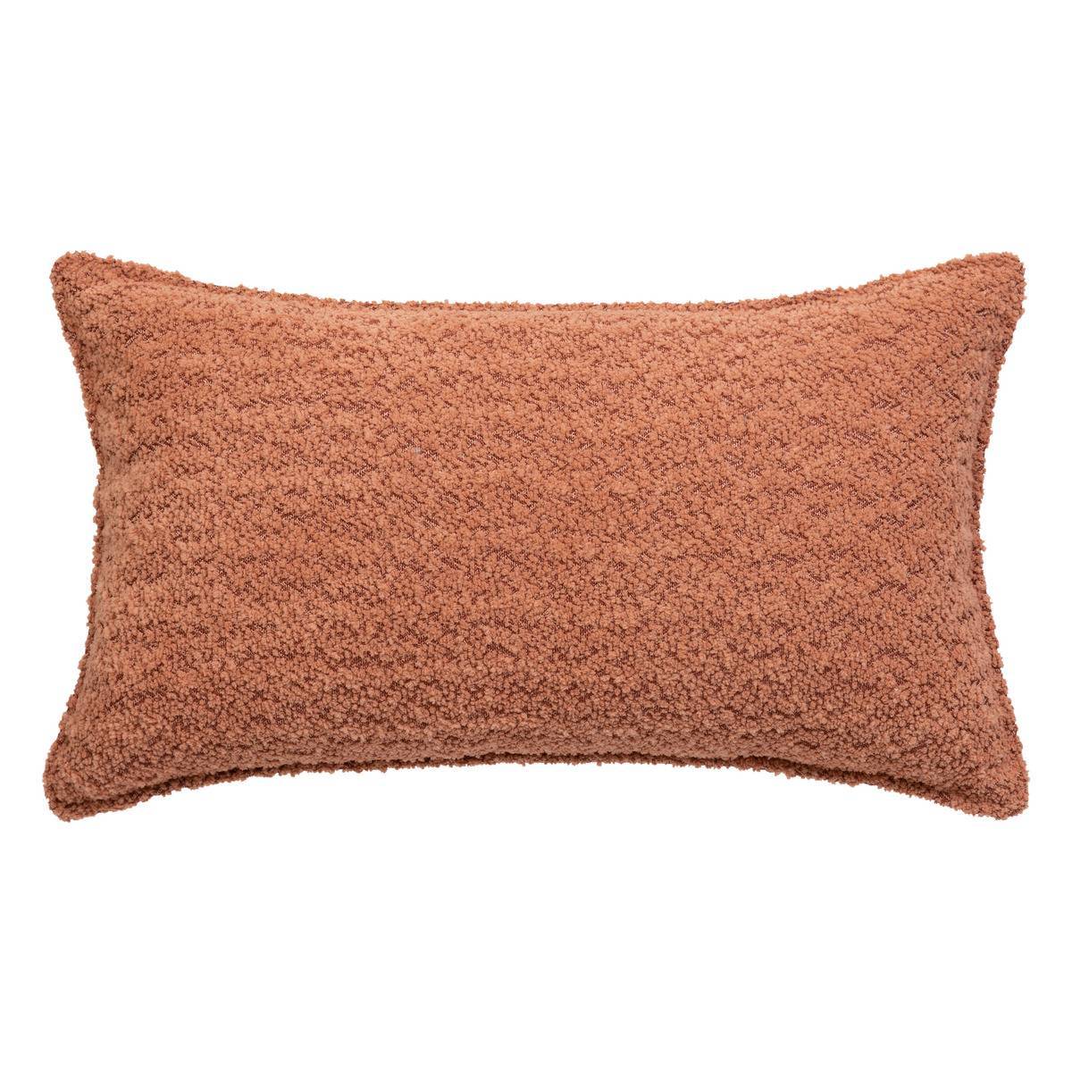 Atmosphera - Coussin bouclette Soana terracotta 30x50cm - Atmosphera Créateur d'intérieur - Image 2