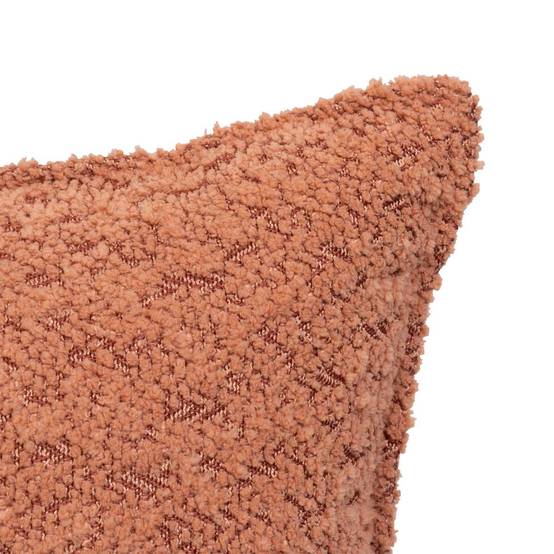 Atmosphera - Coussin bouclette Soana terracotta 30x50cm - Atmosphera Créateur d'intérieur - Image 3