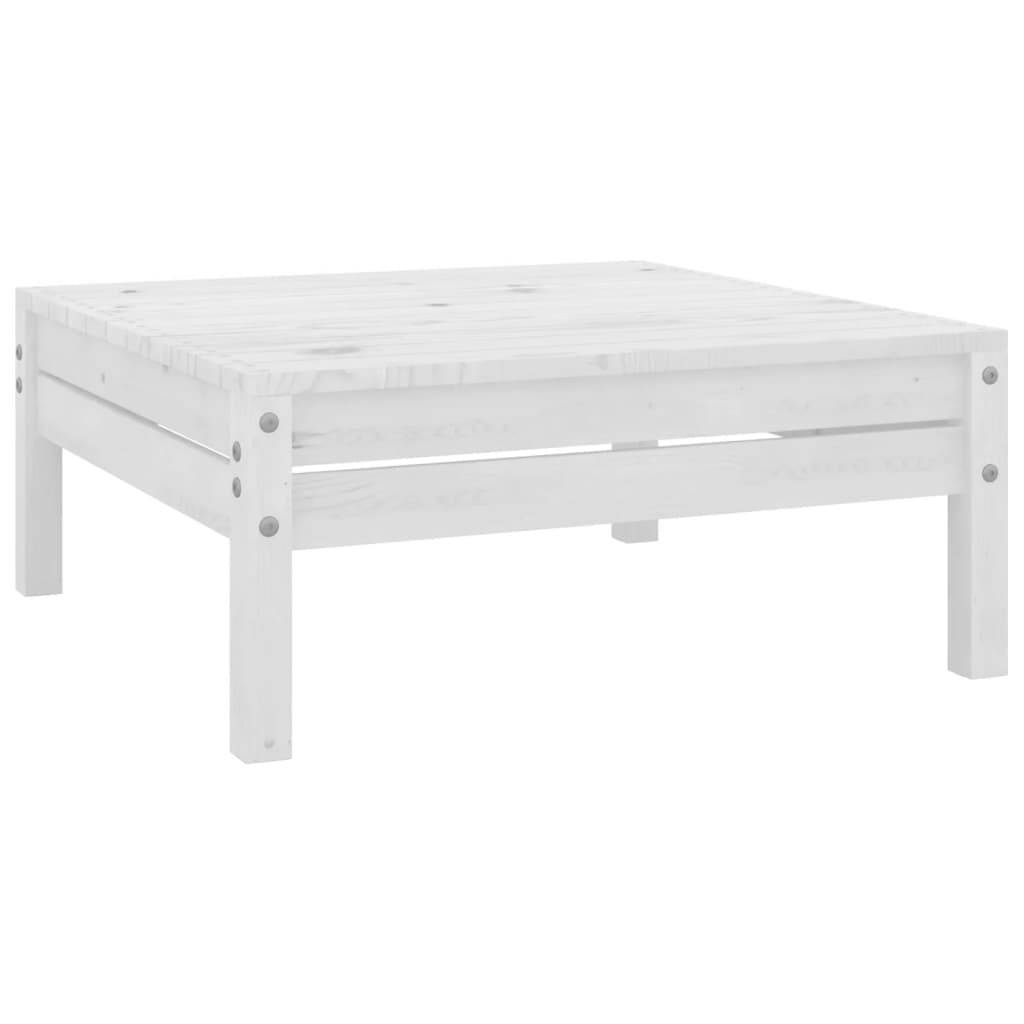 Vidaxl - Salon de jardin 13 pcs Blanc Bois de pin massif vidaXL 3083460 - Image 6