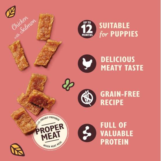 Friandises chiot sans céréales poulet & saumon 70g 70 g - Image 3