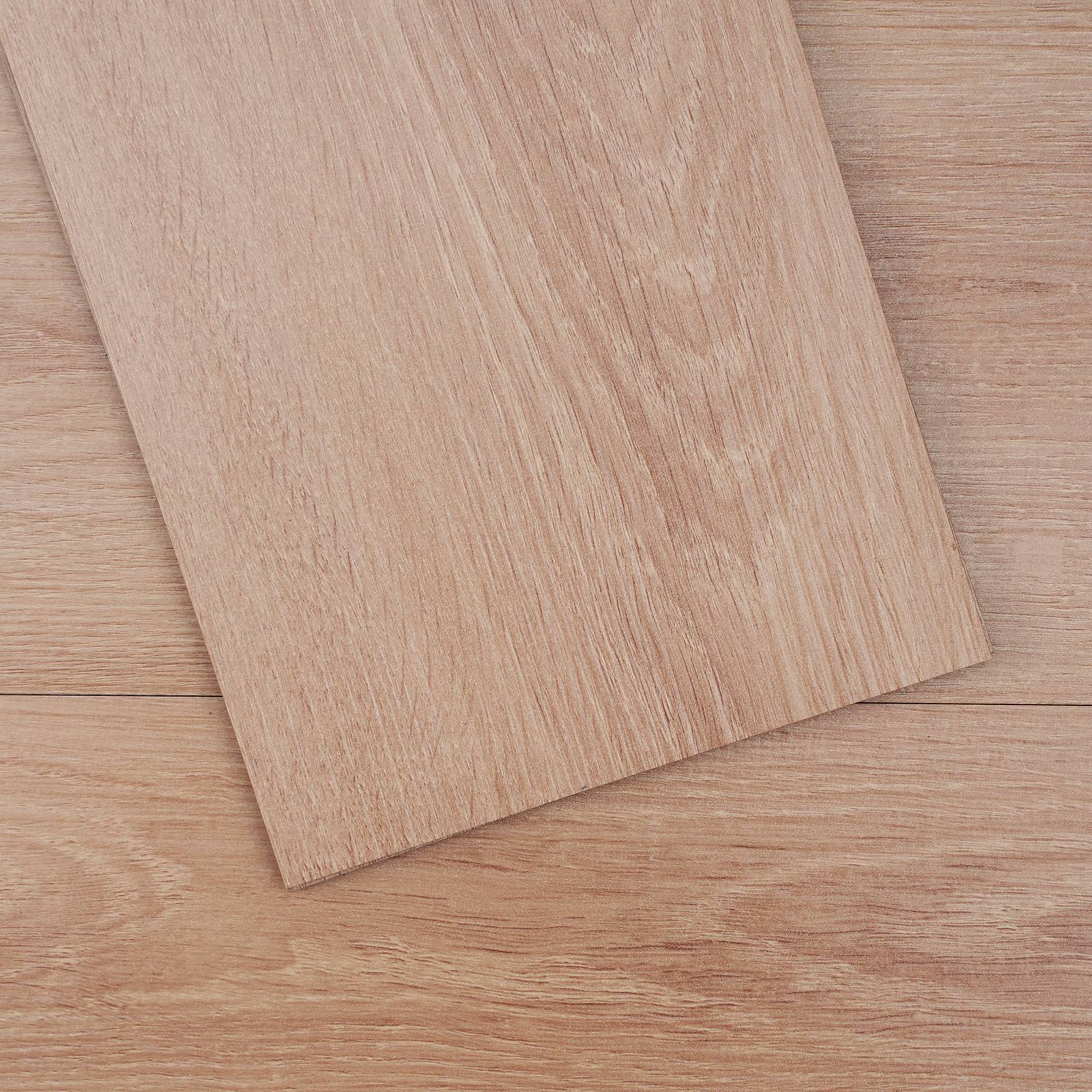 VEVOR Revêtement sol vinyle auto-adhésif, 914x152 mm, 36 dalles, grain bois naturel. 2,5 mm épaisseur.